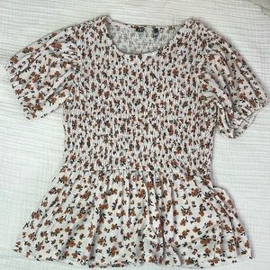 Floral, Zara blouse, size small